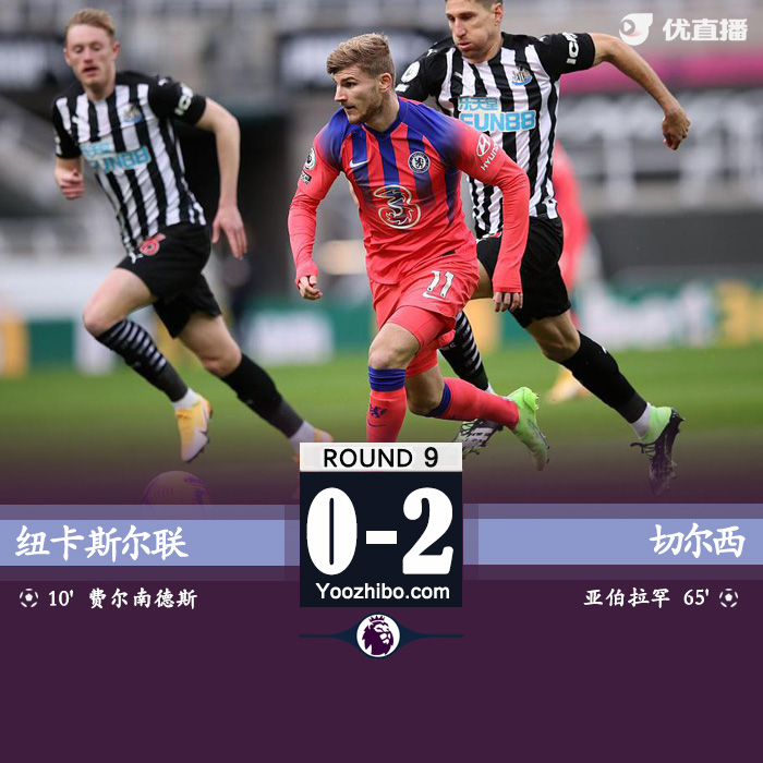 <a href=/zuqiu/chelsea/ target=_blank class=infotextkey>切尔西</a>2-0纽卡斯尔
